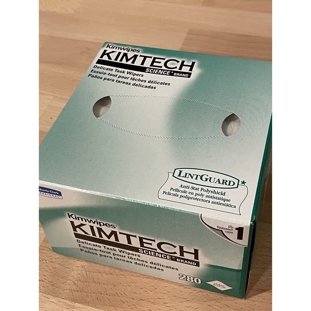 Kimwipes Kimtech 34155 Unopened Box. 4.4 x 8.4".